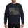 Women's Minimalist Geometric Abstract Interlocking Charcoal Grey Warm Rust Gold Zipper Detail Sweatshirt - 1