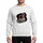 Rosie Riveter Black Woman Grey Ribbon Warrior Empowerment Artwork Sweatshirt - 1