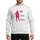 Vibrant Body Confidence Artwork Deep Pink Curvy Silhouette Stars Sweatshirt - 1