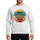 Solutions Engineer Retro Distressed Circular Cogwheel Design Mustard Teal Beige Sweatshirt - 1