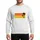 Santa Ana California Retro Vintage Sunset Palms | Burnt Orange Gold Horizon Graphic Sweatshirt - 1