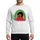 Lucky Teacher St. Patrick's Black Woman Natural Hair Green Rainbow Shamrocks Sweatshirt - 1
