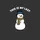 Cute Cartoon Snowman Black Top Hat Striped Scarf 'Lazy Holiday Pajama' Design Sweatshirt - 2