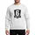 Bold Collegiate Sports Number 6 Triple Outline Shield Varsity Banner Emblem Sweatshirt - 1