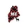 Maine ME State Outline Red Black Plaid Moose Bear Deer Wildlife Winter Christmas Gift Sweatshirt - 2