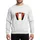 Carnival Ringmaster Showman Red Lapels Gold Buttons White Shirt Bow Tie Sweatshirt - 1