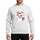 Cartoon Jack Russell Terrier Santa Hat Holly Candy Cane Dog Mom Dad Xmas Present Sweatshirt - 1
