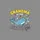 Hand-Drawn Narwhal GRANDMA of THE BIRTHDAY Girl Family Party Celebration Sweatshirt - 2