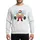 Determined Muscular Santa Deadlift Christmas Gym Fitness Strongman Design Sweatshirt - 1