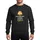 Happy Birthday Favorite Boyfriend Gold Cake White Bold Text Script Celebration Sweatshirt - 1