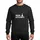 Funny 'I'M FAT. LET'S PARTY.' Minimalist Typographic Design with Party Hat Sweatshirt - 1