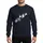 Dynamic Flying Reindeer Mountain Bike Cycle Holiday Presents | Minimalist Vector Stars Snowflakes Sweatshirt - 1