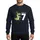 Roar! I'm 7! Green T-Rex Dinosaur 7th Birthday Party Cartoon Confetti Kid Sweatshirt - 1