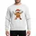 Dabbing Festive Gingerbread Pirate Character Santa Hat Eye Patch Golden Hook Christmas Halloween Design Sweatshirt - 1