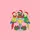Retro Christmas Parrots Ugly Sweaters Margarita Cocktail Santa Hats Snowflakes Sweatshirt - 2