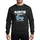 Auntie Says Boy Gender Reveal Announcement Light Blue White Script Heart Footprint Sweatshirt - 1