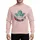 Classical Engraved Cherub Peace On Earth Garland Christmas Poinsettia Teal Crimson Design Sweatshirt - 1