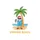 Funny Virginia Beach Vacation Santa Cartoon Hawaiian Shirt Tropical Beach Design Sweatshirt - 2
