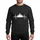 Stylized Forest Heartbeat Pine Tree Silhouette Nature Adventure Sweatshirt - 1