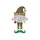 Whimsical Tree Decorating Elf Family Group Golden Bell & Striped Shoes Christmas Sweatshirt - 2