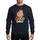 Crowned Disco Ball Dad 70s Retro Party Halloween Costume Vibrant Distressed Style Sweatshirt - 1