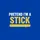 Pretend I'm a Stick Distressed Grunge Holiday Costume Graphic Humor Sweatshirt - 2