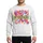 Vibrant Copepod Party Marine Life Graphic Art with Green Blob Letters Sweatshirt - 1
