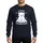 Playful Baby Polar Bear Winter Wonderland Snowflakes Illustration Sweatshirt - 1