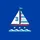 Kids Third Birthday Sailboat Red Hull Light Blue 3 Main Sail Adventure Sweatshirt - 2