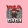 Gigi Ninja Birthday Celebration Chibi Warrior Katana Shuriken Bold Red Block Art Sweatshirt - 2