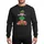 Whimsical 'I'm The Shortest Elf' Family Christmas Art: Green Elf Hat, Striped Stockings, Presents Sweatshirt - 1
