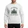 Funny 'Thick And Sprucey' Evergreen Holiday Humor Rustic Distressed Design Sweatshirt - 1