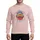 Playful Retro Hot Dog Wiener BBQ Grill Graphic Blue Flames Mustard Sweatshirt - 1