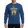 Birthday King Seventeenth Bold Metallic Gold 3D Crown Regal Celebration Sweatshirt - 1