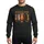 Whimsical Nine Cat Menorah Flat Vector Hannukah Chanukah Holiday Love Design Sweatshirt - 1