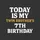 Today Is My Twin Brother's 7th Birthday Party 7 Years Old T-Shirt Sweatshirt - 2