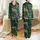 Elegant Women's Emerald Leopard French Collar Summer Loose Fashion Satin Pajamas Set - 1