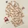 Women's Satin Sleep Set: Golden Leopard Flat Art - Pink-Beige Short Sleeve Lounging Satin Pajamas Set - 1