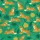 Women's Collared Emerald Tiger Loungewear: Retro Tropical Graphic Pajama Set Satin Pajamas Set - 2