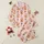 Coquette Christmas Pajama Top: Watercolor Highland Cow, Santa Hat & Holly Boots Satin Pajamas Set - 1