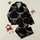 Highland Cow Lover All-Over Monochrome Cow Head Pattern Garment-Dyed Sleep Top Satin Pajamas Set - 1