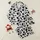 Women's Black & White Cow Spot Farm Animal Silhouettes Milk Bottle Print Satin Loungewear Satin Pajamas Set - 1