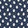 Family & Couples Chubby Penguin Christmas: Navy Snowflake Star Sleepwear Set Satin Pajamas Set - 2