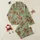 Merry Christmas Pajama: Vintage Highland Cow Baubles Candy Cane Pattern Cotton Sleepwear Satin Pajamas Set - 1