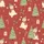 Family Christmas Pajamas: Whimsical Snowman Tree Pattern - Festive Red Holiday Sleep Set Satin Pajamas Set - 2