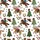 Family Howdy Christmas: Cowboy Santa Western Reindeer & Hats Pattern Two-Piece Sleep Set Satin Pajamas Set - 2