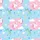 Family & Children's Whimsical Unicorn Dragon Cloud Star Heart Pattern Pajamas Set: Sky Blue Pink Satin Pajamas Set - 2