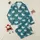 Family Matching Pajamas: Whimsical Teal Cartoon Seals & Penguins Pattern Satin Pajamas Set - 1