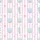 Women's Coquette Summer Satin Pajamas Set: Watercolor Light Blue Scallop Shells & Pink Bows Satin Pajamas Set - 2