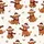 Highland Calf Christmas: Whimsical Plaid Santa Hat & Scarf Pattern Cotton Pajama Top Satin Pajamas Set - 2
